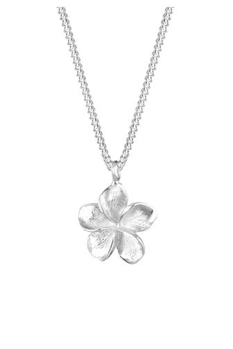 ELLI Kette Frangipani Blüte 925 Silber Silber