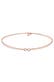 Kette Choker Erbskette Infinity Unendlichkeit 925 Silber Rosegold