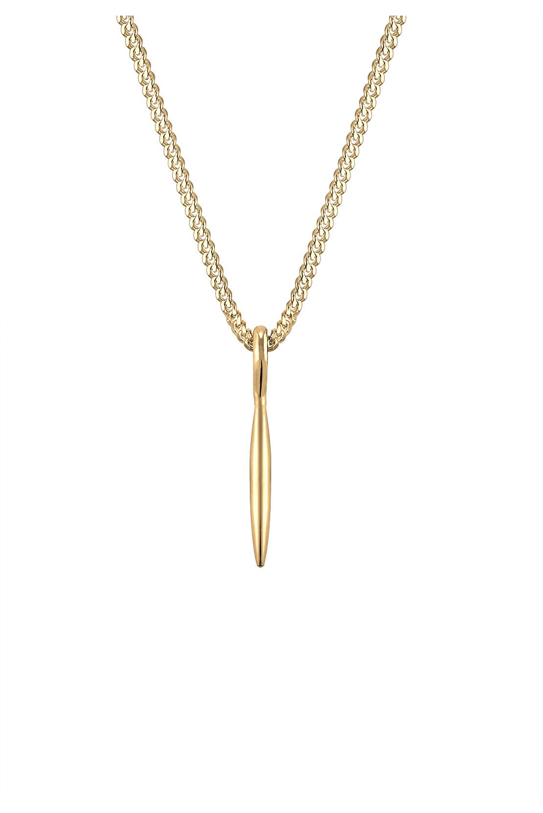 ELLI PREMIUM Kette Geo Stab Basic Minimal 585 Gelbgold Gold, Bild 1