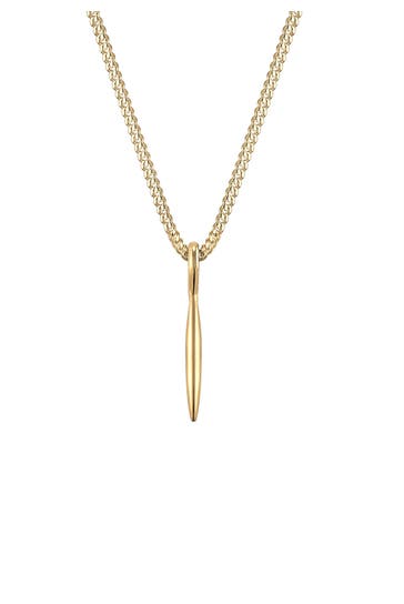 ELLI PREMIUM Kette Geo Stab Basic Minimal 585 Gelbgold Gold