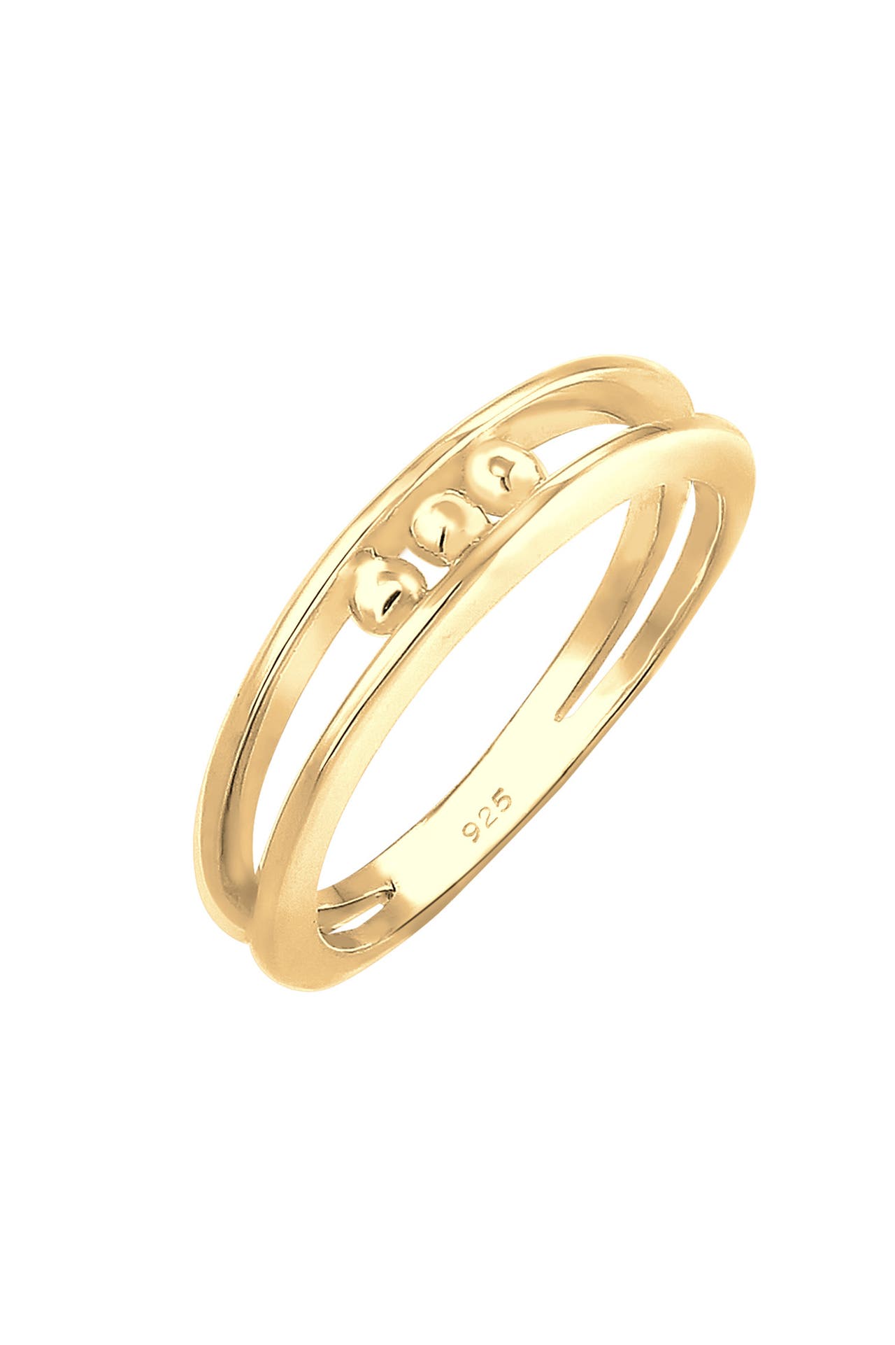 ELLI Ring Kugel Basic 925 Sterling Silber Gold, Bild 1