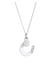 Kette Hufeisen Kleeblatt 925 Silber, mit Kristallen von Swarovski® Silber