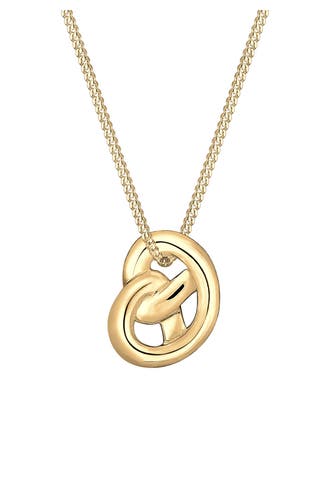 ELLI Kette Tracht Brezel 925 Sterling Silber Gold