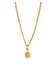 Kette Citrine Oval Cabochon Klassik 925 Silber Gold