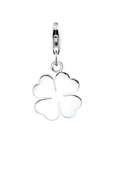 NENALINA Charm Anhänger Kleeblatt Glück Talisman 925 Silber