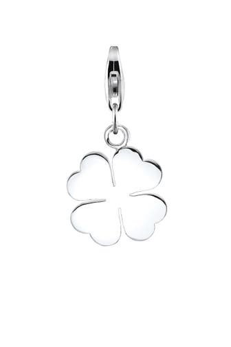 NENALINA Charm Anhänger Kleeblatt Glück Talisman 925 Silber