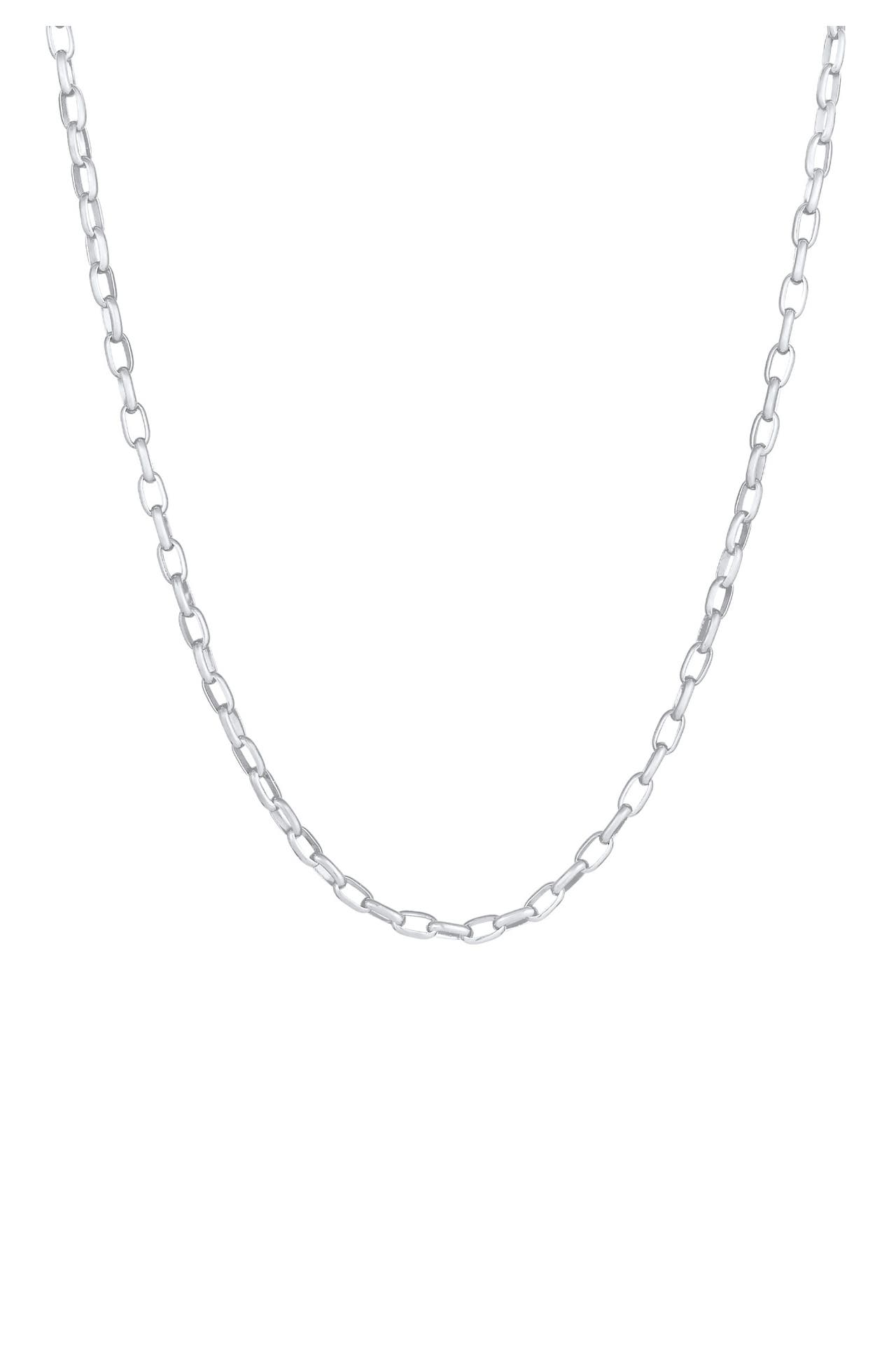 KUZZOI Kette Herren Ankerkette Oval 925 Silber Silber, Bild 1