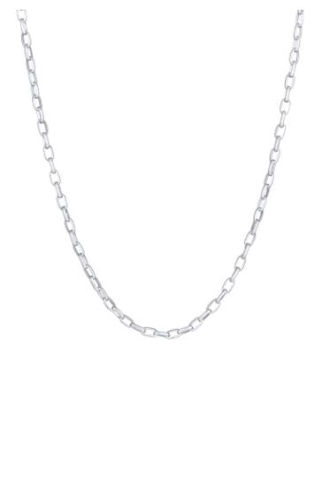 KUZZOI Kette Herren Ankerkette Oval 925 Silber Silber