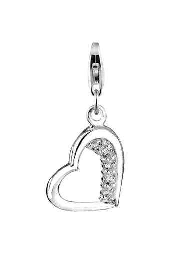 NENALINA Charm Herz Motiv Anhänger Cubic Zirkonia 925 Silber