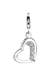 Charm Herz Motiv Anhänger Cubic Zirkonia 925 Silber