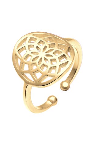 ELLI Ring Traumfänger 925 Sterling Silber Gold
