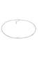Kette Choker Verschlungen Venezianer 925 Silber Silber