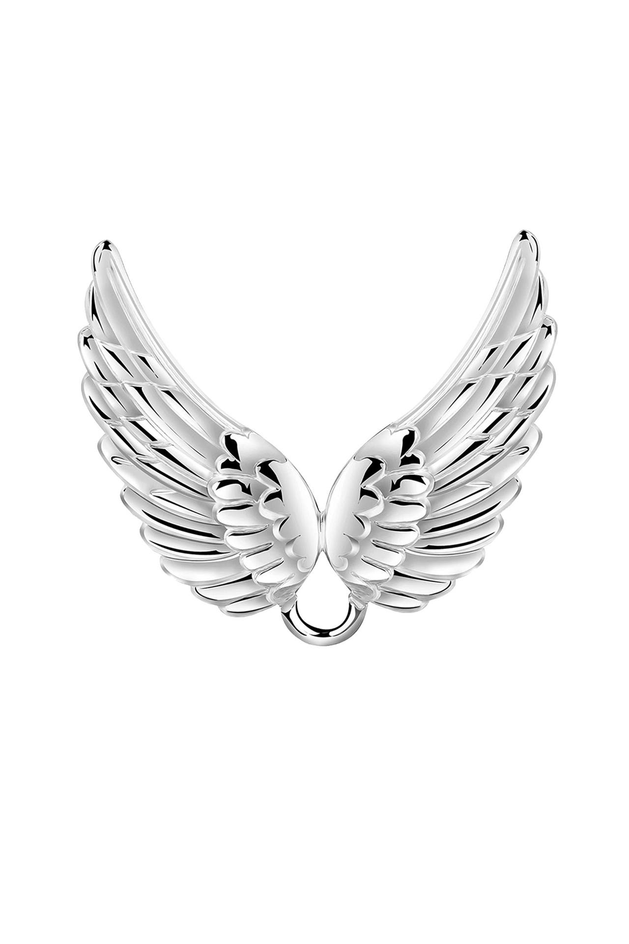 NENALINA Anhänger Engelsflügel Charm-Träger Schutz 925 Silber, Bild 1