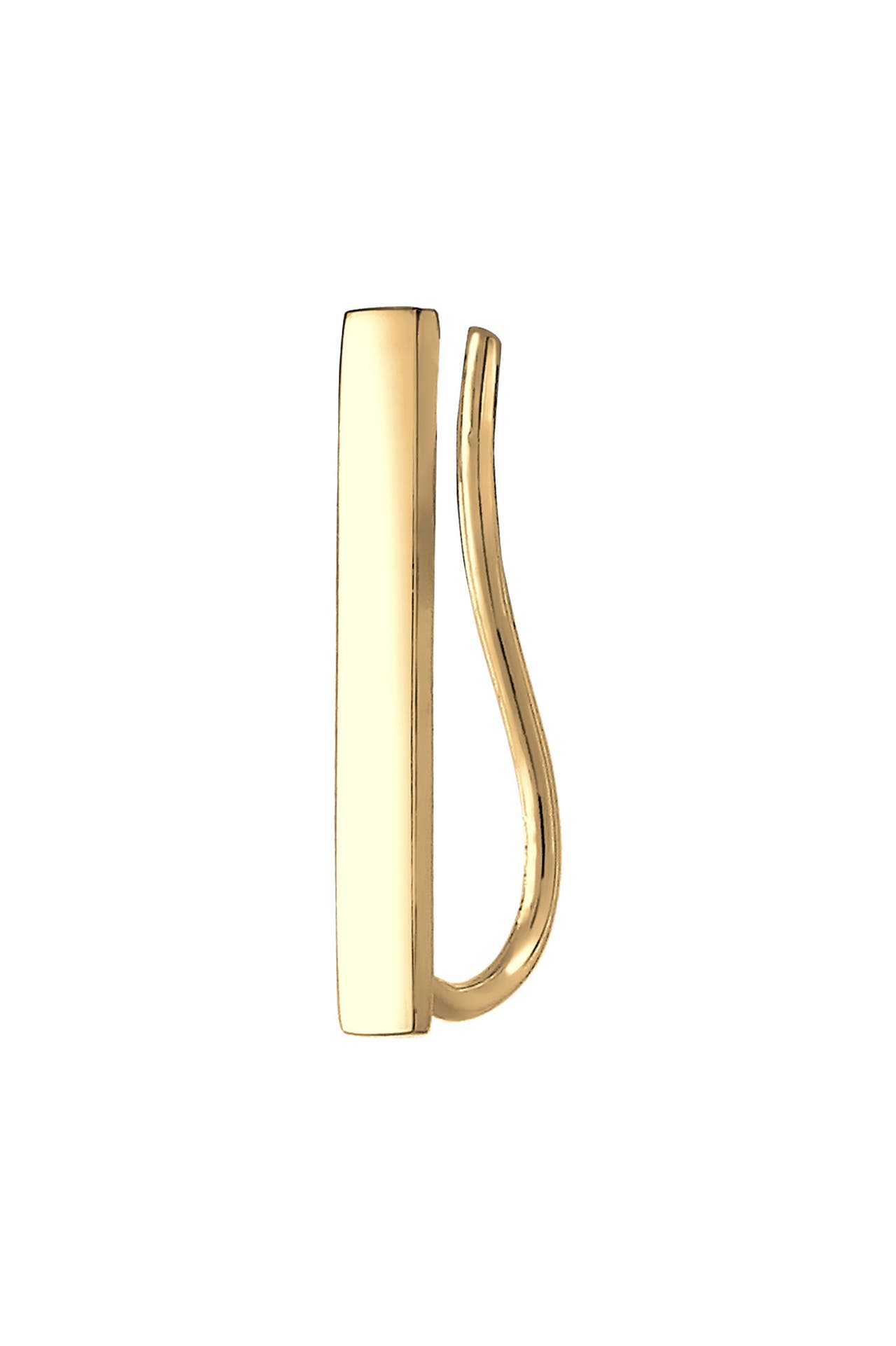 ELLI Ohrringe Single Earclimber Ohrklemme 925 Sterling Silber Gold, Bild 1