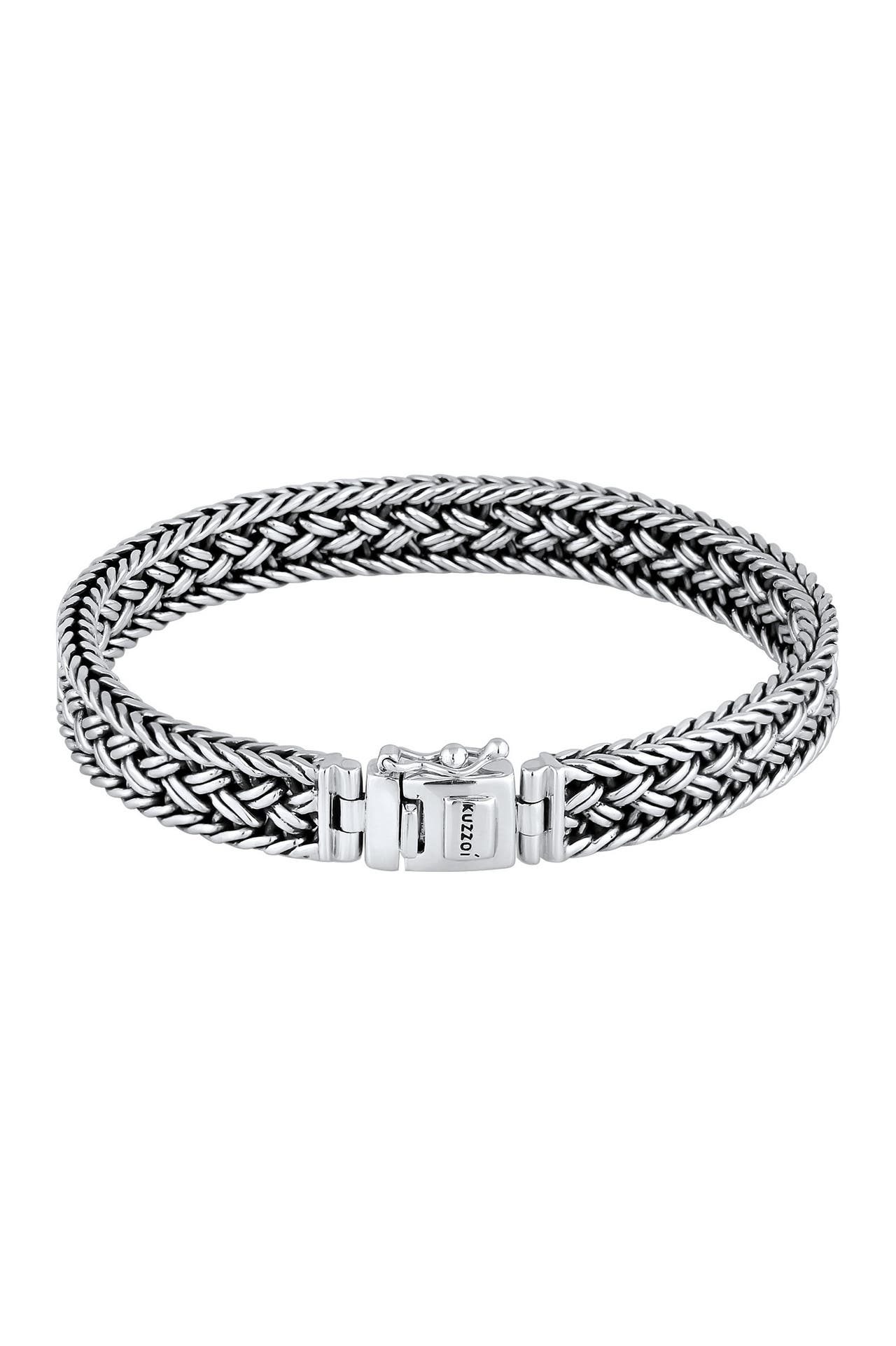 KUZZOI Armband Unisex Königskette Kastenverschluss 925er Silber, Bild 1