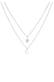 Halskette Kids Layer Stern Halbmond 925 Silber, mit Kristallen von Swarovski®