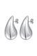Ohrringe Tropfen Ohrringe Silberfarben für Damen Silber
