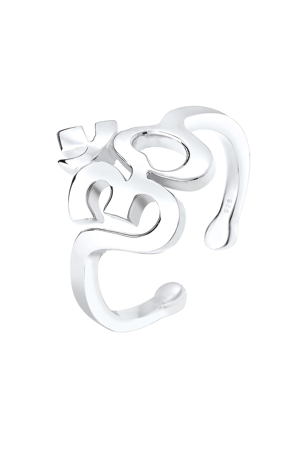 ELLI Ring Om Kraftsymbol Talisman 925 Sterling Silber Silber, Bild 1