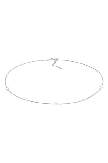 ELLI Kette Choker Stern Astro Trend 925 Silber Silber