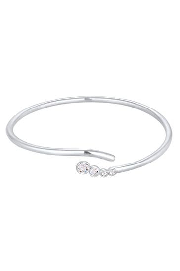 ELLI Armband Armreif Elegant 925 Silber, mit Kristallen von Swarovski® Silber