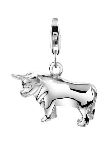 NENALINA Charm Anhänger Sternzeichen Stier Taurus 925 Silber