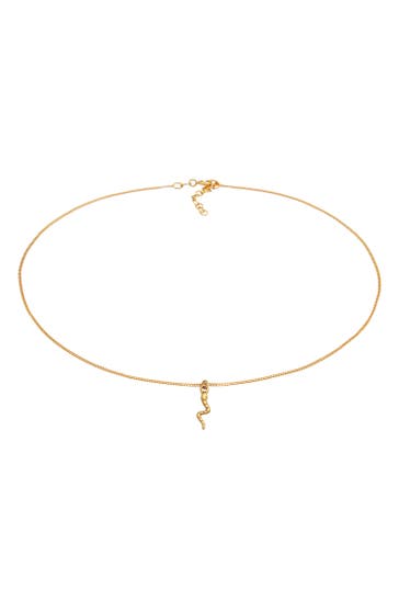 ELLI Kette Choker Schlange Snake 925 Silber Gold