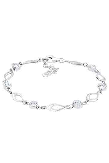 ELLI Armband Elli Armband Feder 925 Sterling Silber Weiß