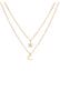 Halskette Kids Layer Stern Halbmond 925 Silber, mit Kristallen von Swarovski®