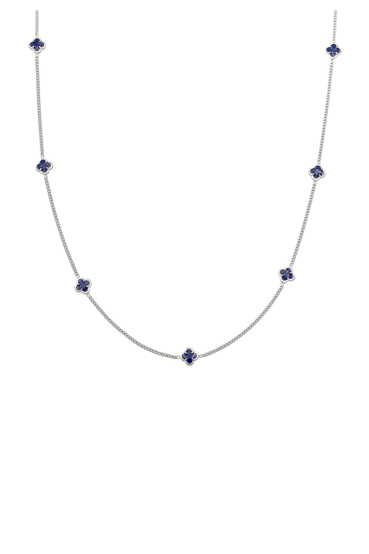 KUZZOI Kette Kleeblatt 925 Sterling Silber Silber, Bild 1