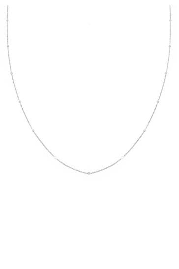 ELLI Kette Plättchen Modisch 925 Silber, mit Kristallen von Swarovski® Silber