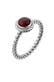 Ring Granat Edelstein Basic 925 Sterling Silber