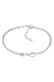 Armband Layer Kreis 925 Silber, mit Kristallen von Swarovski® Silber