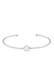 Armband Armreif Bangle Synthetischer Opal Trend 925 Silber Silber