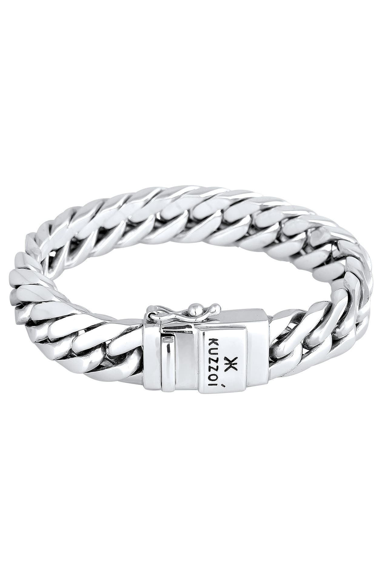 KUZZOI Armband Panzerarmband 925er Silber, Bild 1