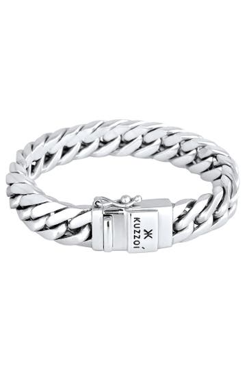 KUZZOI Armband Panzerarmband 925er Silber