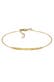 Armband Diamanten Weiß Brillantschliff (0.015 ct) 375 Gelbgold Gold