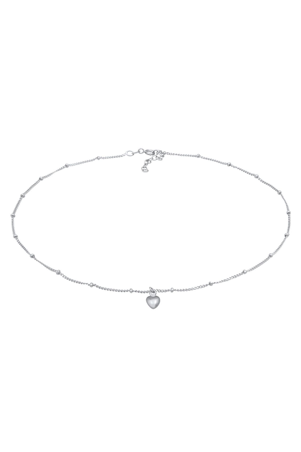 ELLI Kette Choker Herz Heart Liebe 925 Silber Silber, Bild 1