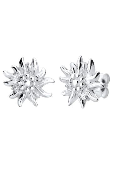 ELLI Ohrringe Elli Edelweiss Filigran 925 Silber Silber