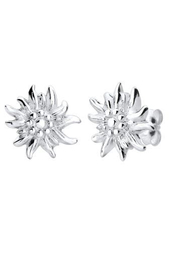 ELLI Ohrringe Elli Edelweiss Filigran 925 Silber Silber