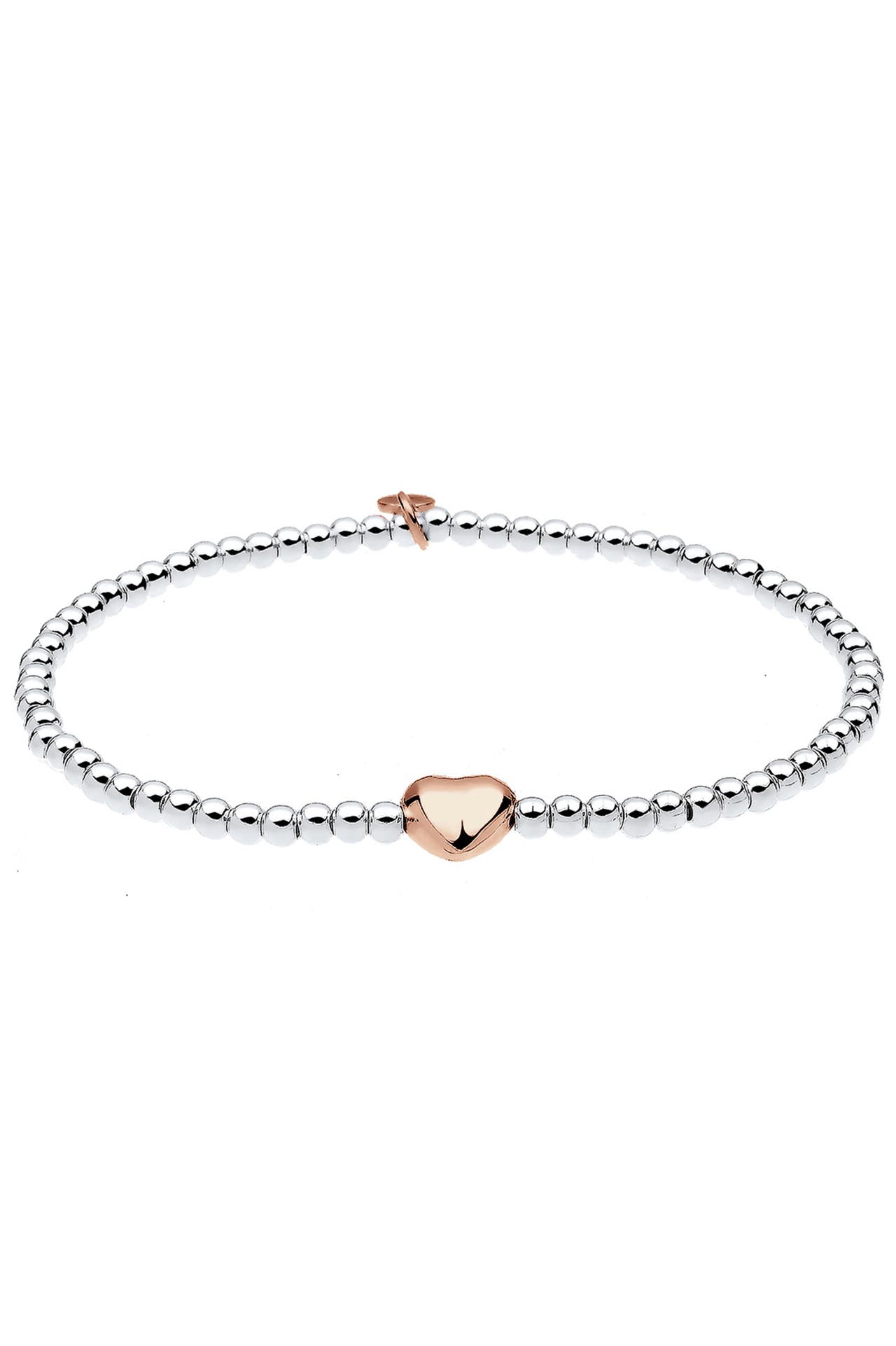 ELLI Armband Elli Armband Herz Liebe Kugeln Bi-Color 925 Silber Silber, Bild 1