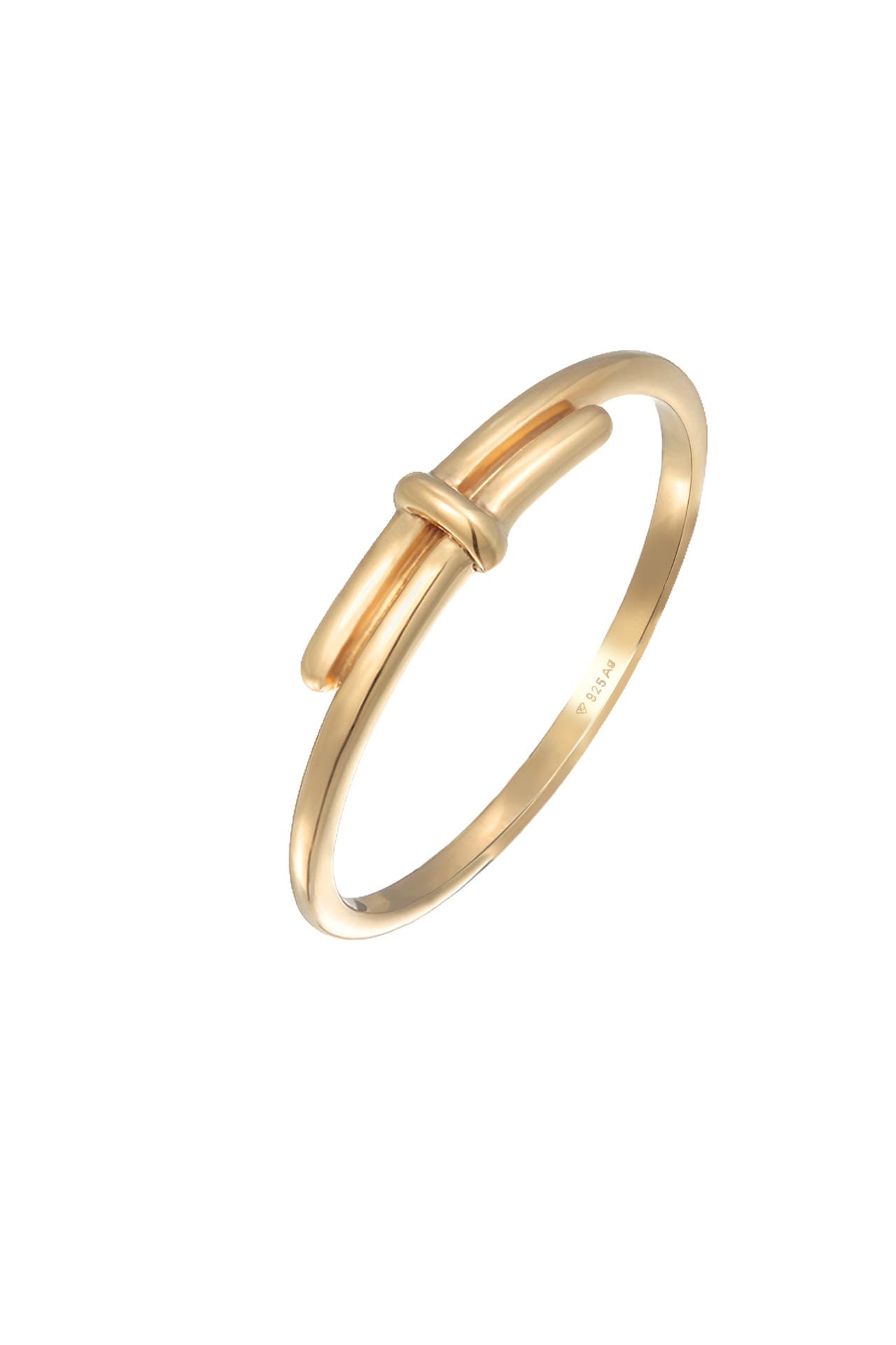 ELLI Ring Wickel Design Basic 925 Silber Gold, Bild 1