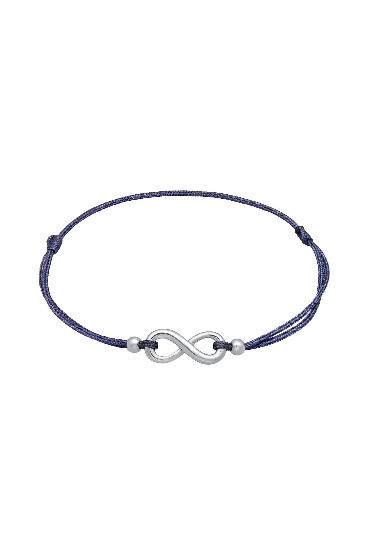 ELLI Armband Infinity Liebe Trend Symbol Elastisch 925 Silber Blau, Bild 1