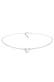 Kette Choker Plättchen Anhänger 925 Sterling Silber Silber
