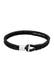 Armband Haken Echtleder Basic Cool 925 Sterling Silber