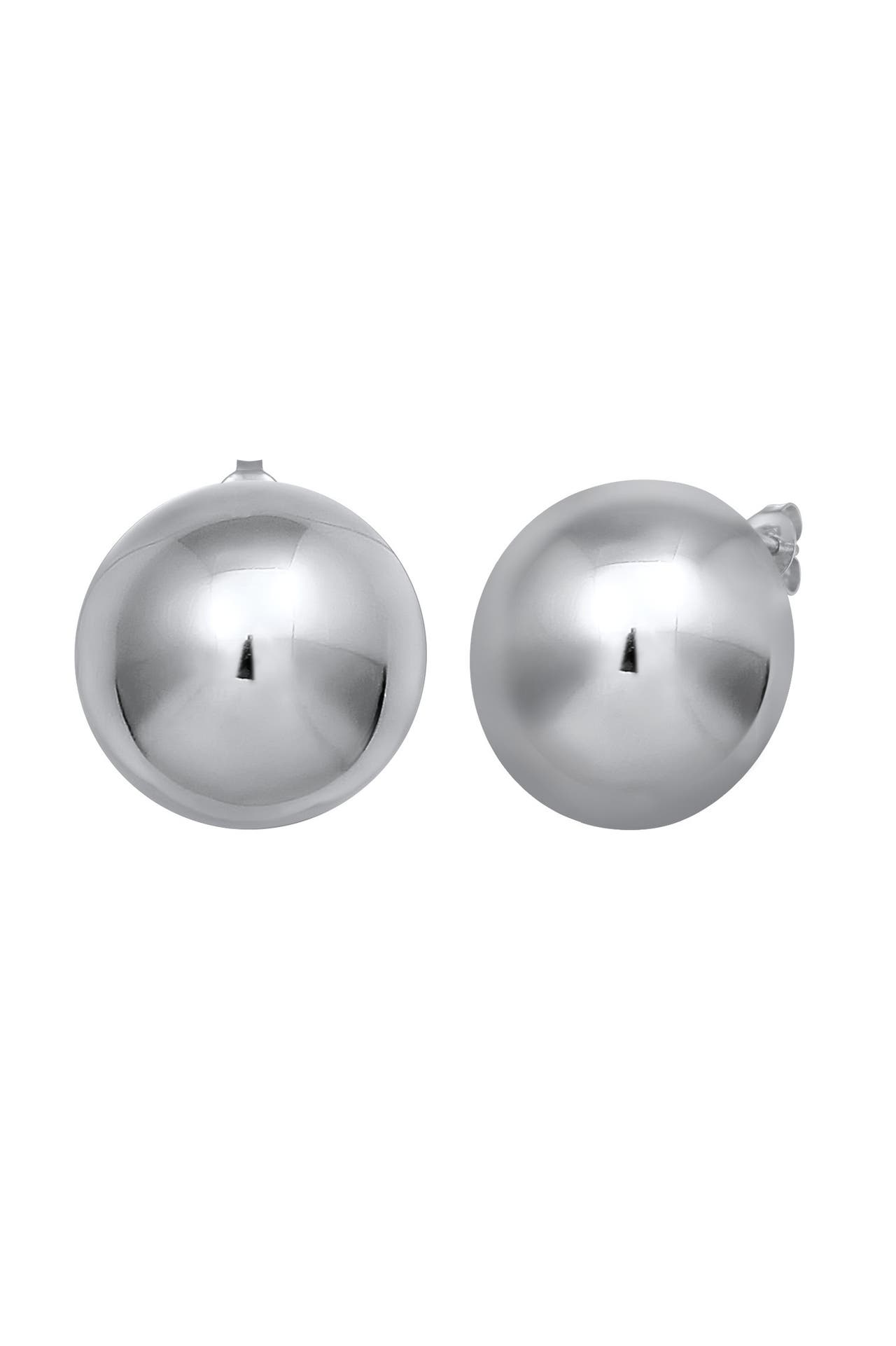 ELLI Ohrringe Ohrstecker Kugel Rund 925 Sterling Silber Silber, Bild 1