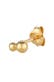 Ohrringe Single Ohrstecker Kugel Design 925 Silber Gold
