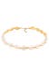 Kette Choker Kauri Muscheln Beach 925 Silber vergoldet Weiß