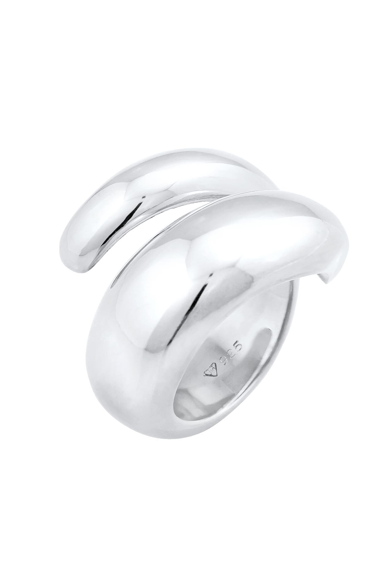 NENALINA Ring Wickelring Spiral Fingerschmuck 925 Silber Silber, Bild 1