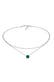Kette Choker Layer Achat Kugelkette 925 Silber Silber