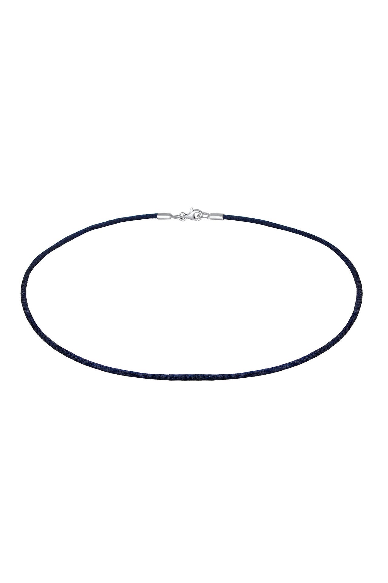 NENALINA Kette Seidenband Kette Basic Kombinierbar 925 Silber Silber, Bild 1